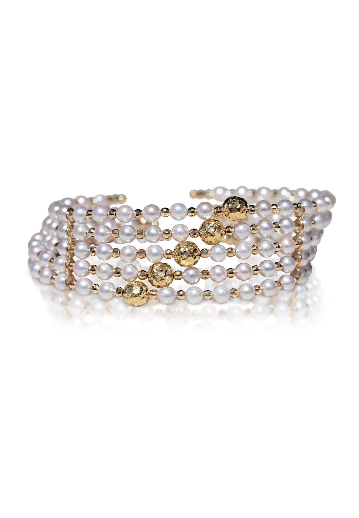 Akoya Pearl Bangle with Snap-On Closure