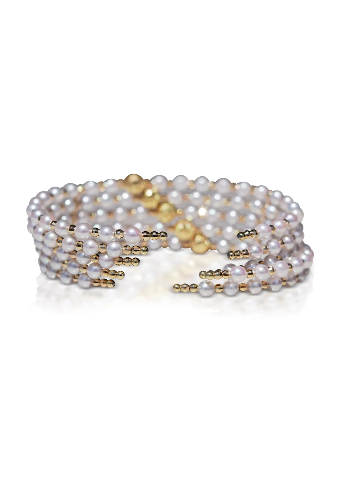 Akoya Pearl Bangle with Snap-On Closure