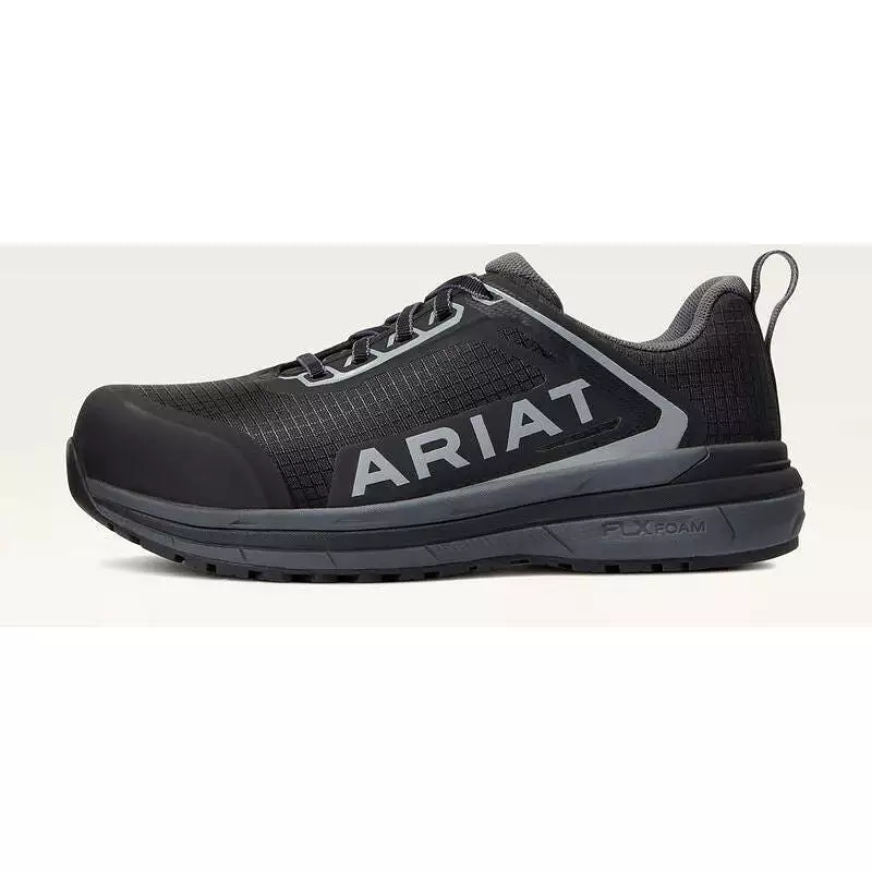 Ariat CT Safety Slip Resistant Work Shoe for Women - Black