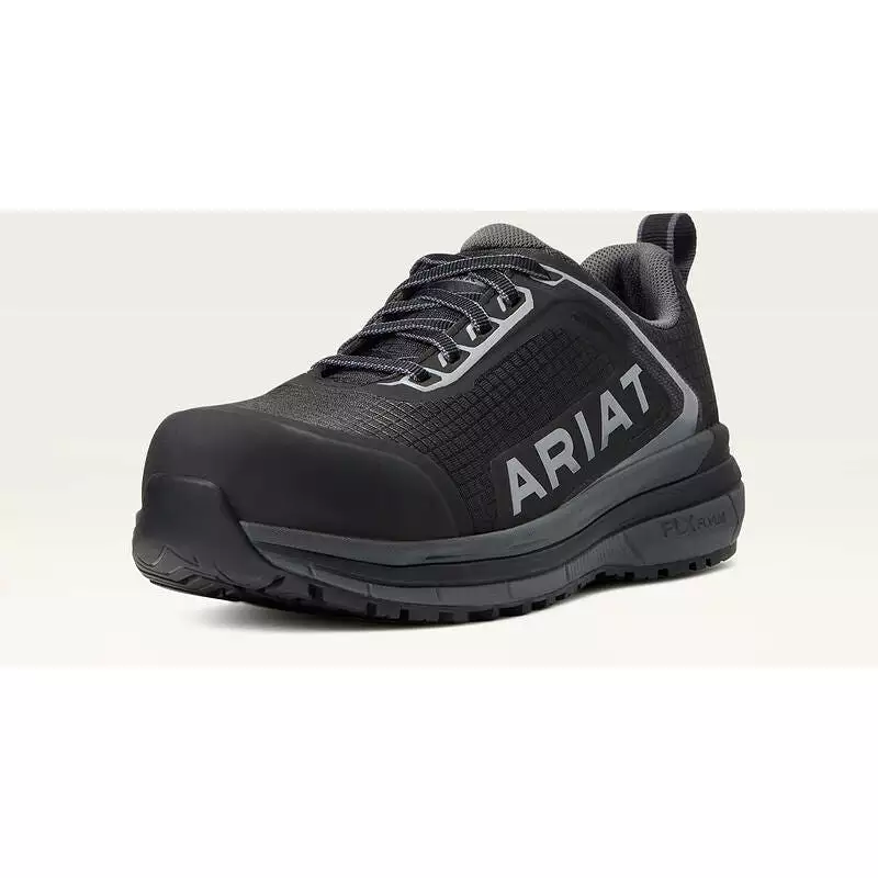 Ariat CT Safety Slip Resistant Work Shoe for Women - Black