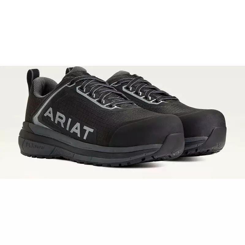 Ariat CT Safety Slip Resistant Work Shoe for Women - Black