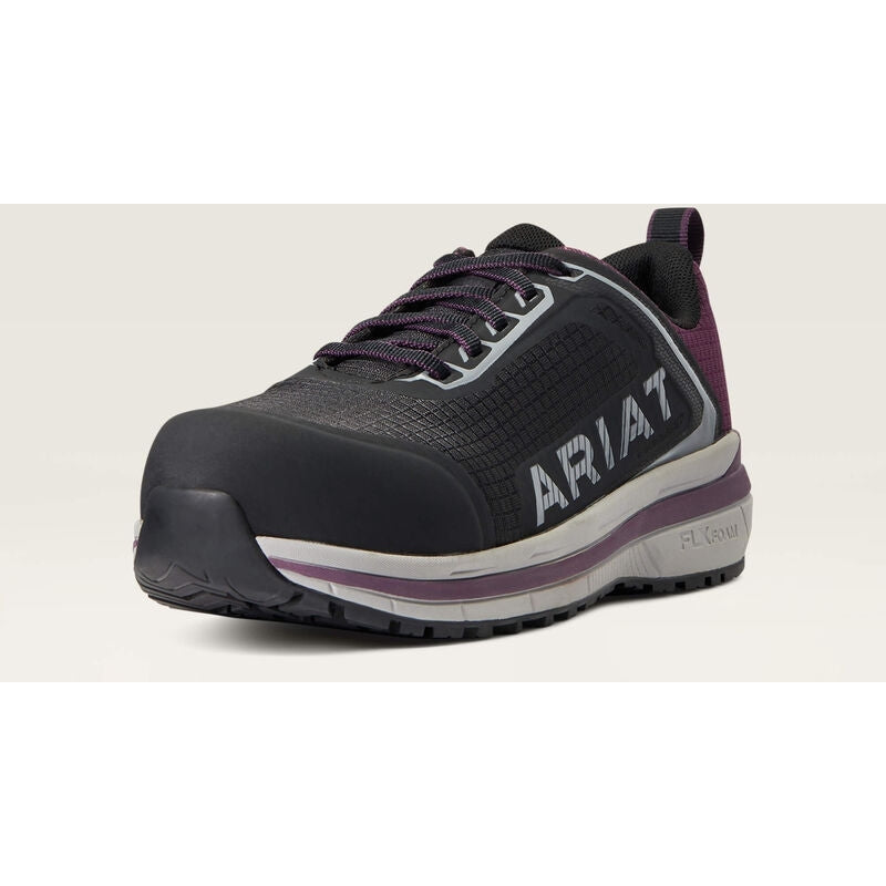 Ariat Women's Purple CT Safety Slip Resist Work Shoe - 10040323