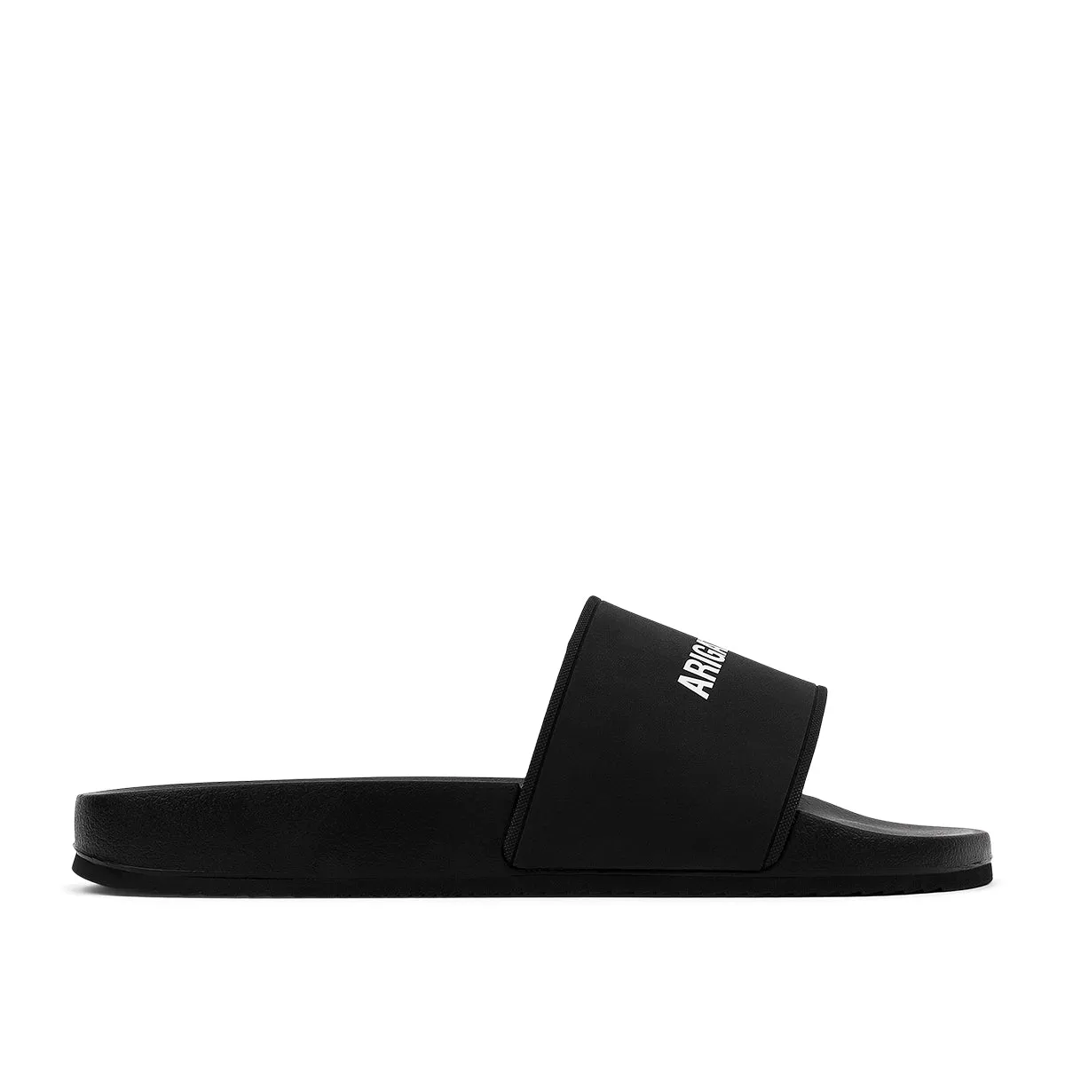 Axel Arigato - Black Logo Pool Sliders - Buy Now