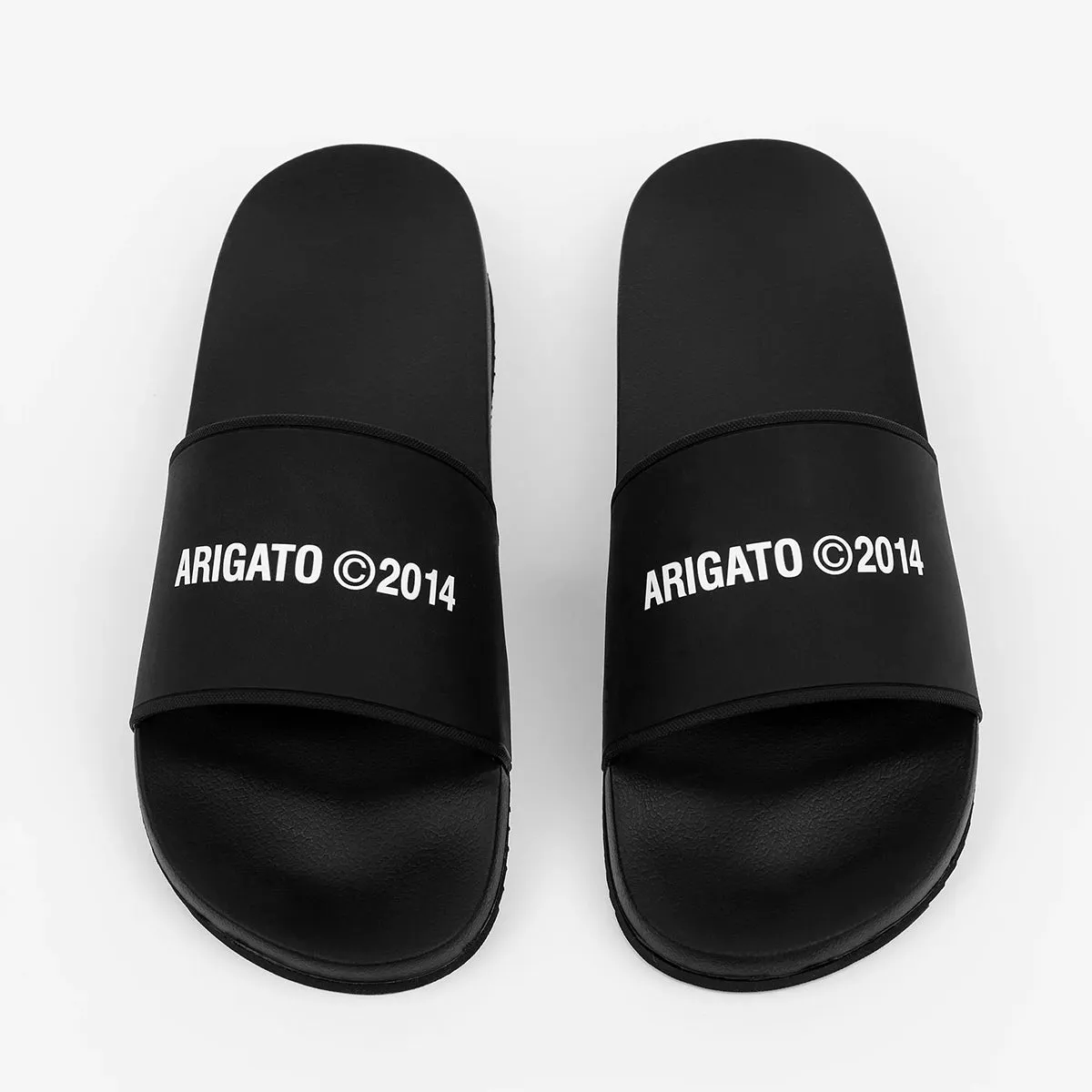 Axel Arigato - Black Logo Pool Sliders - Buy Now