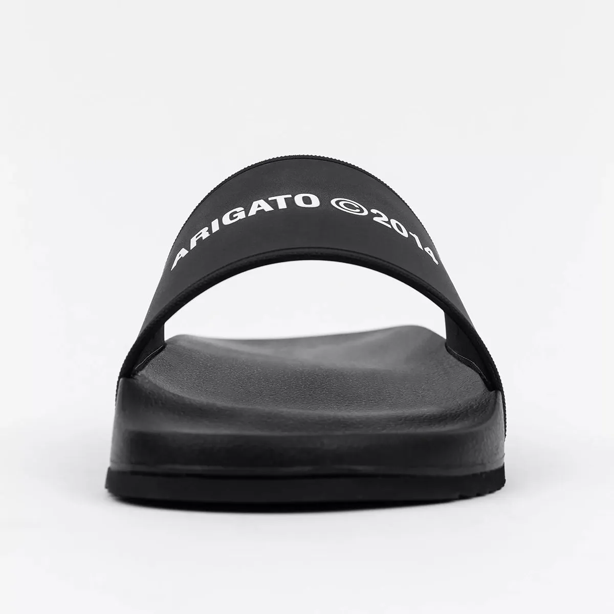 Axel Arigato - Black Logo Pool Sliders - Buy Now