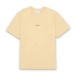 Axel Arigato Natural Yellow Focus Logo T-Shirt