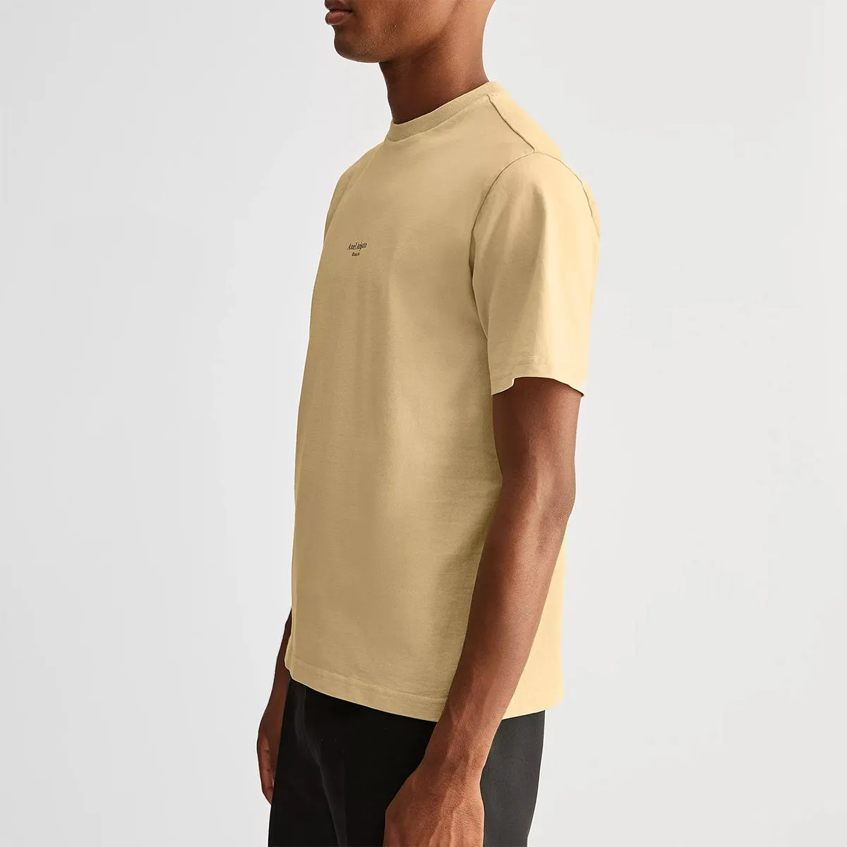 Axel Arigato Natural Yellow Focus Logo T-Shirt