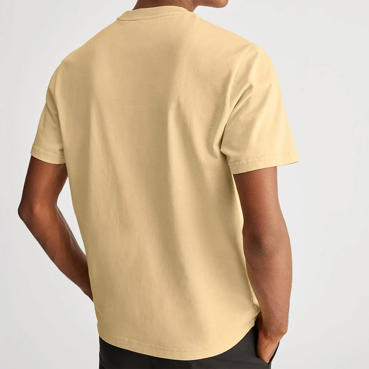 Axel Arigato Natural Yellow Focus Logo T-Shirt