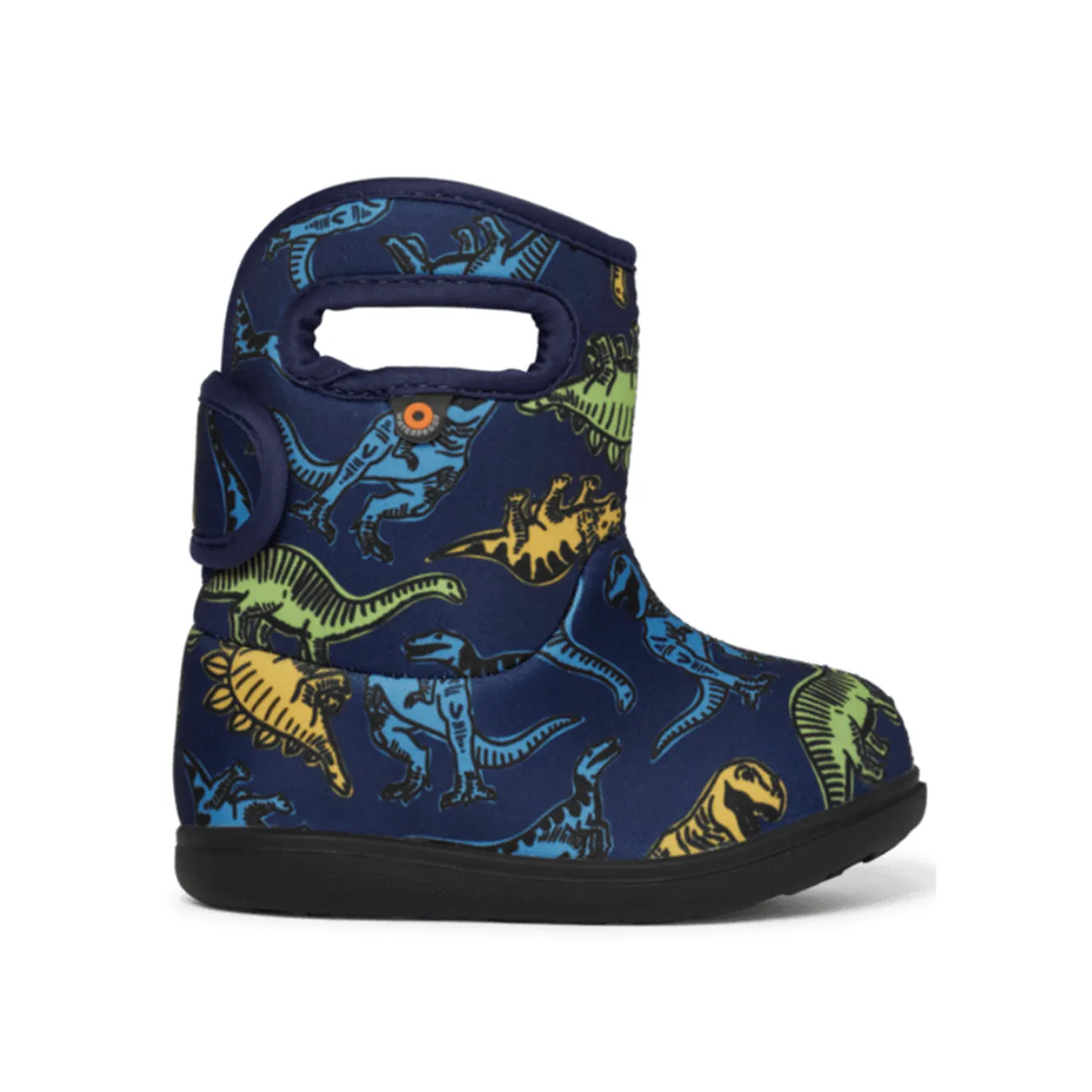 Baby Winter Boots Dinosaur Navy Multi - BOGS II