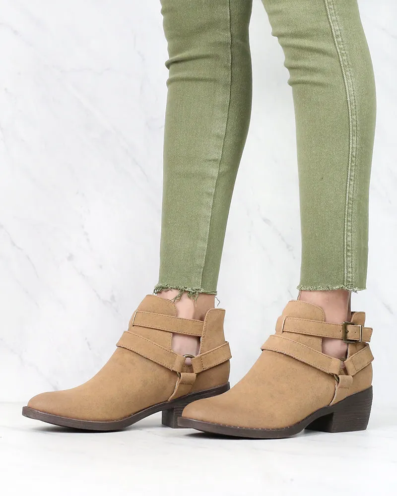 BC Footwear - Cut Out Ankle Booties in Multiple Colors - Shop Now