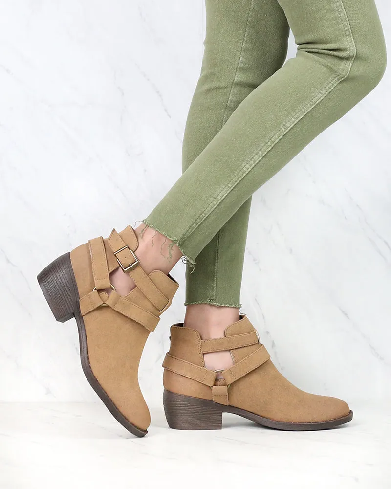 BC Footwear - Cut Out Ankle Booties in Multiple Colors - Shop Now