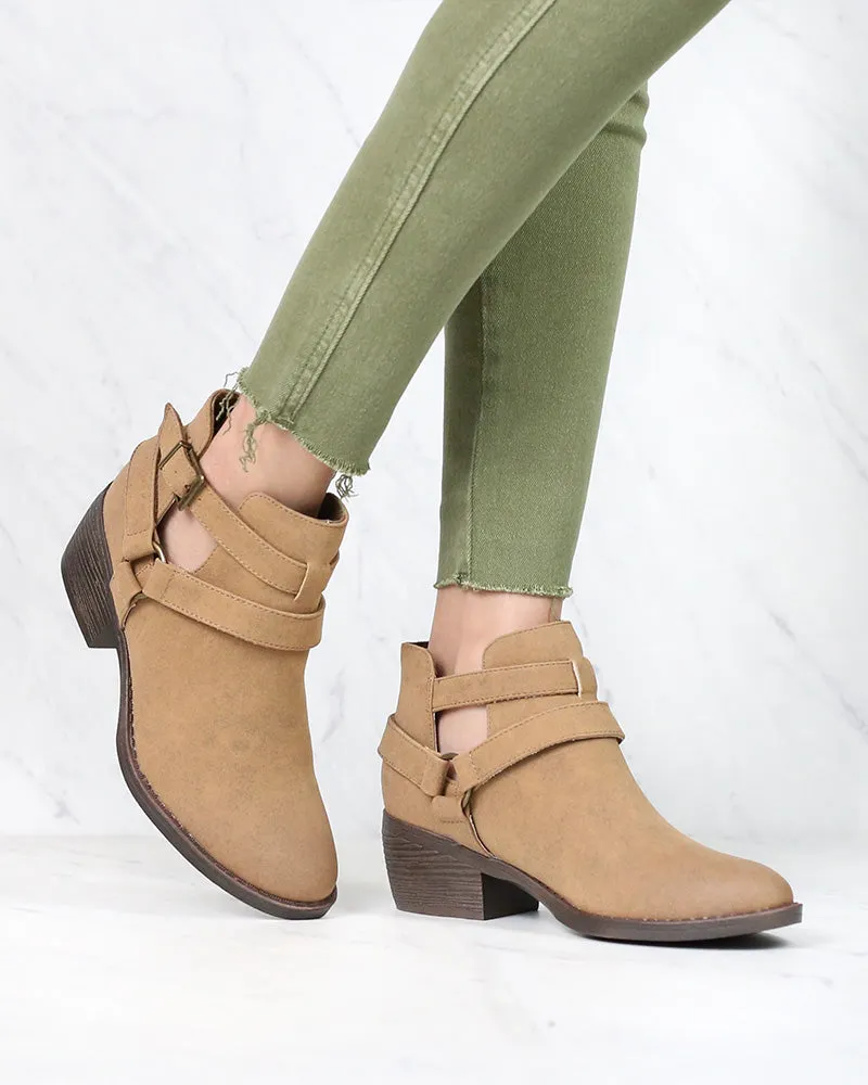 BC Footwear - Cut Out Ankle Booties in Multiple Colors - Shop Now