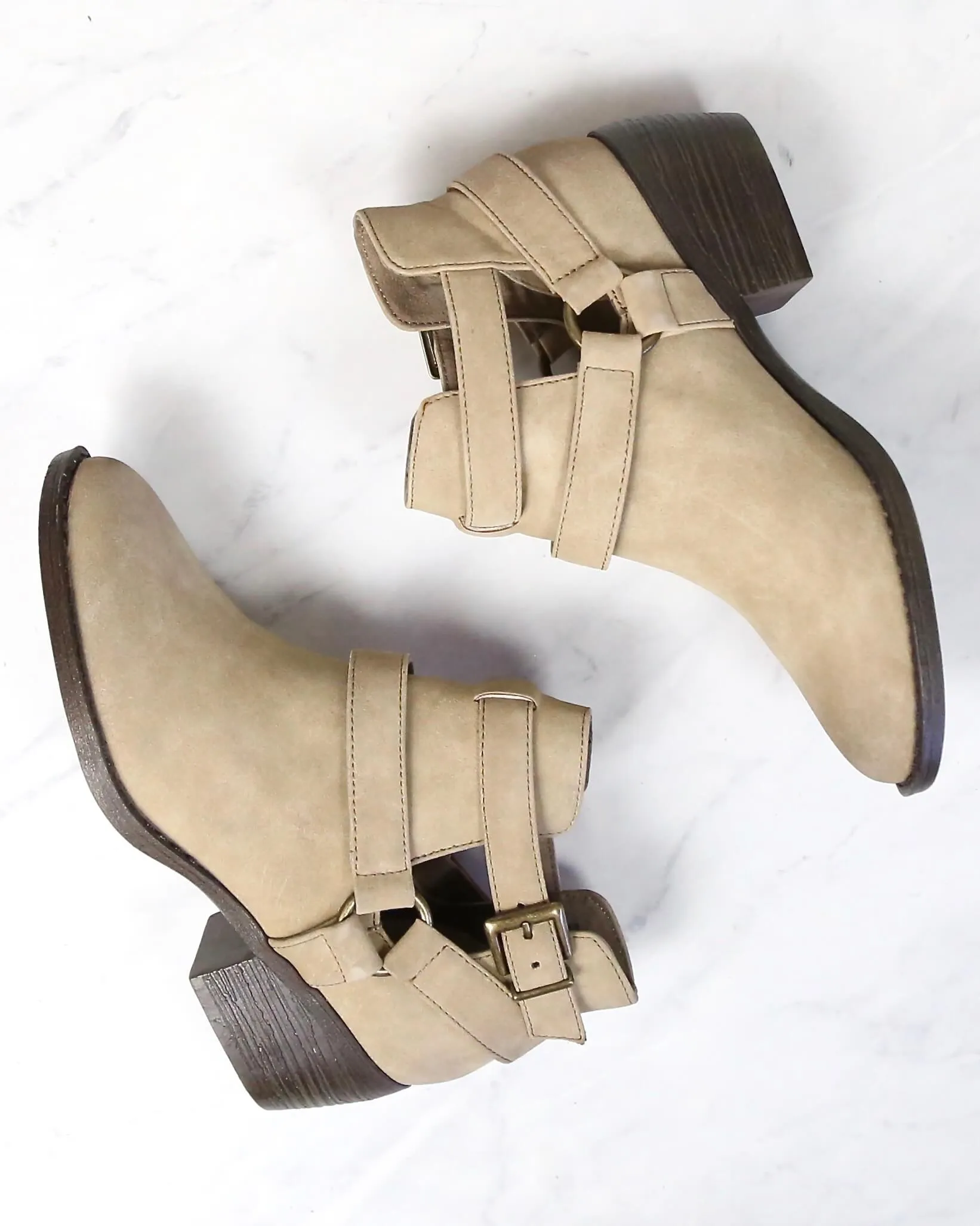 BC Footwear - Cut Out Ankle Booties in Multiple Colors - Shop Now