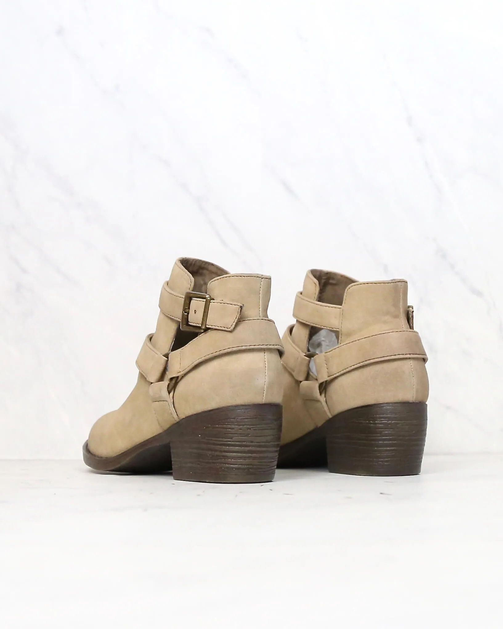 BC Footwear - Cut Out Ankle Booties in Multiple Colors - Shop Now