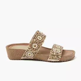 Beige Mary Dames Slippers