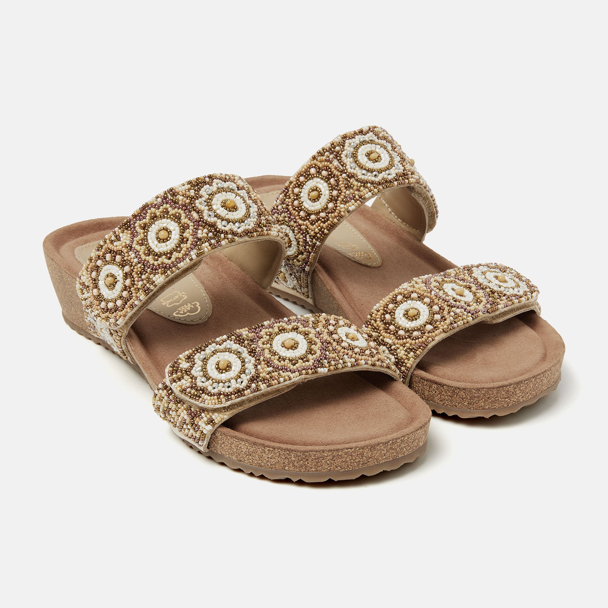 Beige Mary Dames Slippers