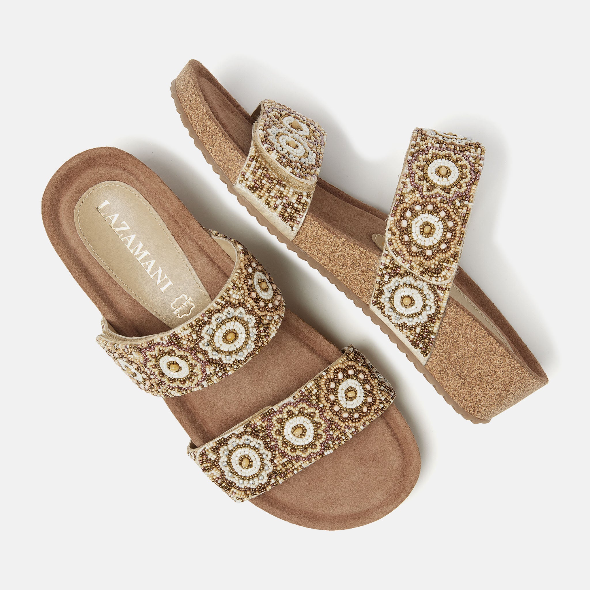 Beige Mary Dames Slippers