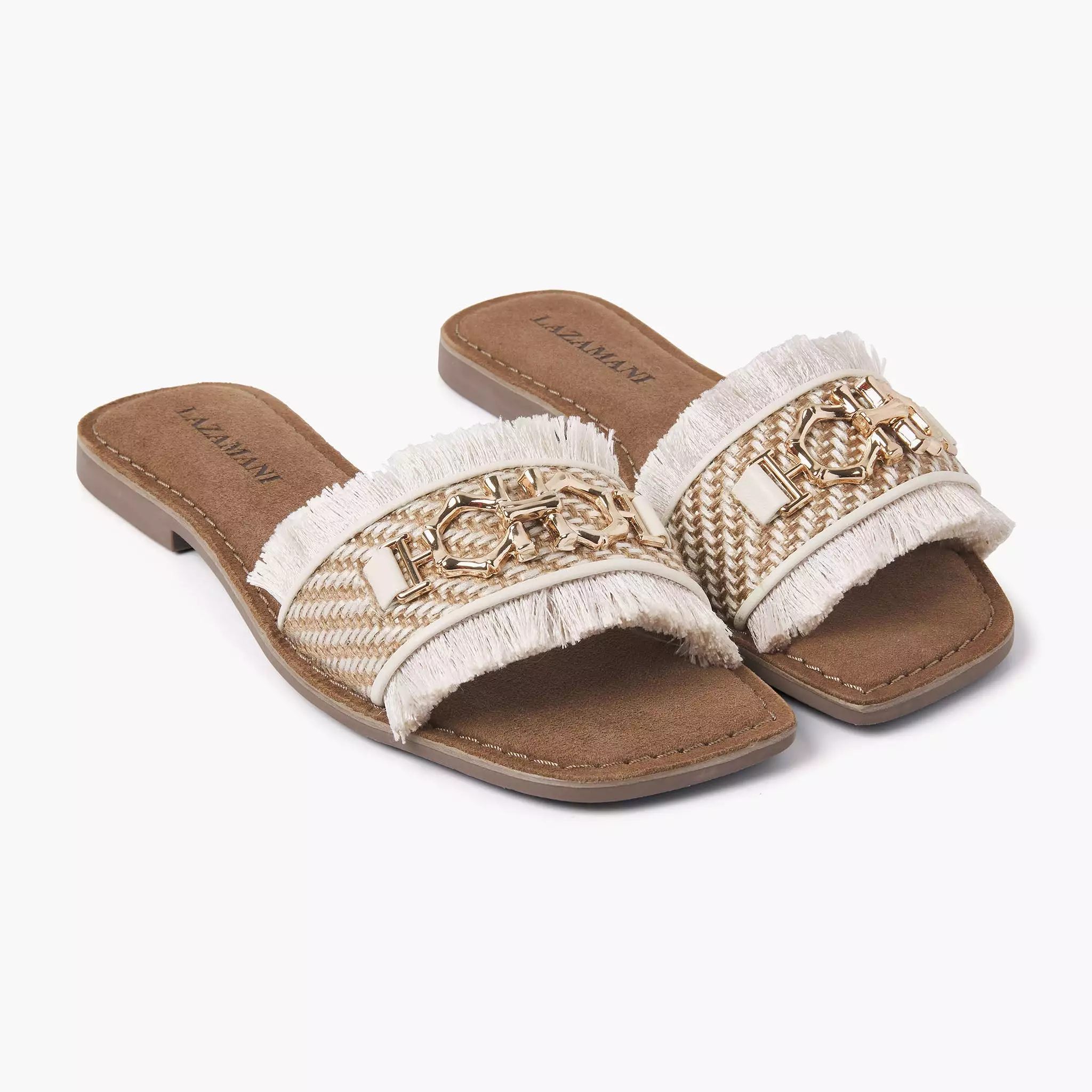 Beige Women's Slippers 75.362