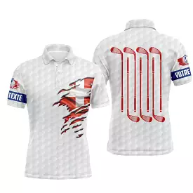 Best Golf Gift, Men's/Women's Sport Polo, Quick-Drying Polo, Swiss Flag, Golf Club - CTS11052209S