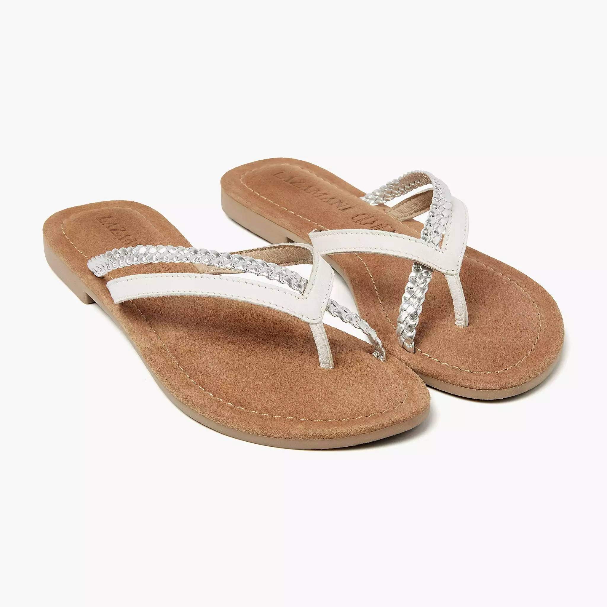 Bibi Ladies White Slippers - Shop Now!