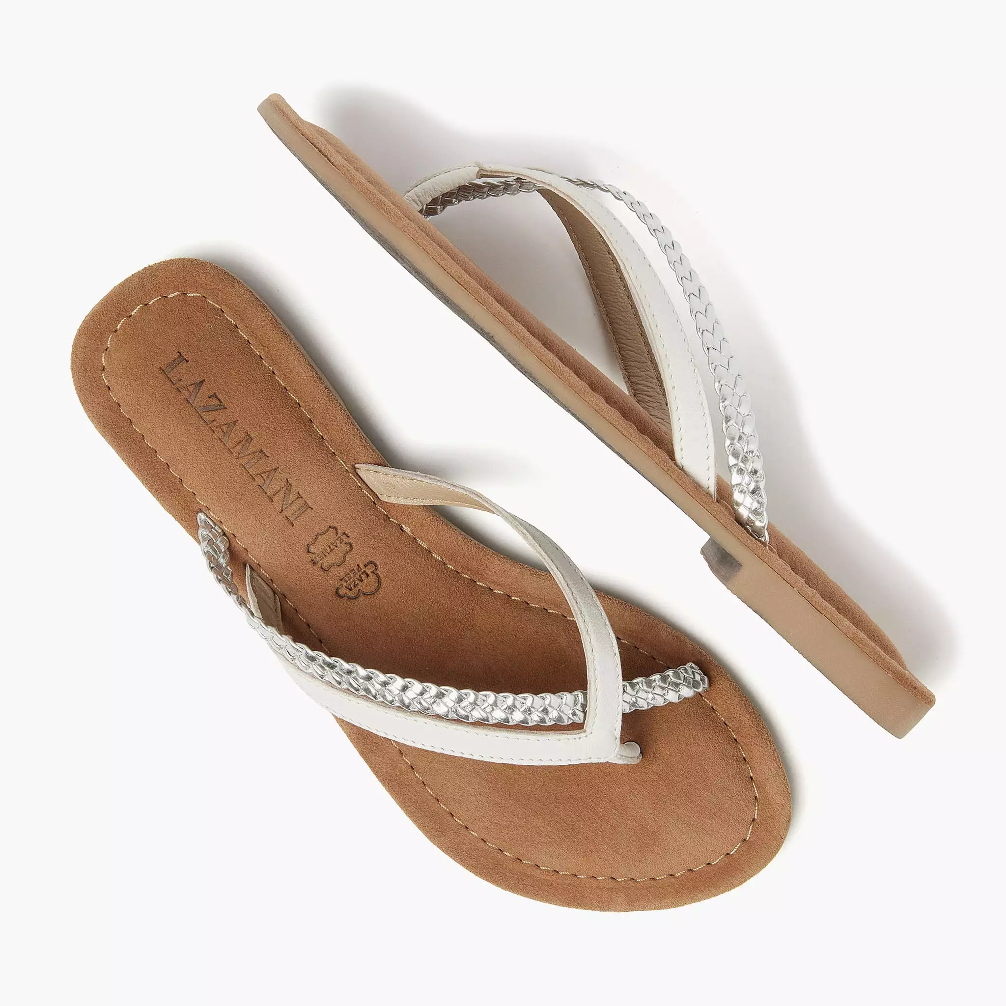 Bibi Ladies White Slippers - Shop Now!