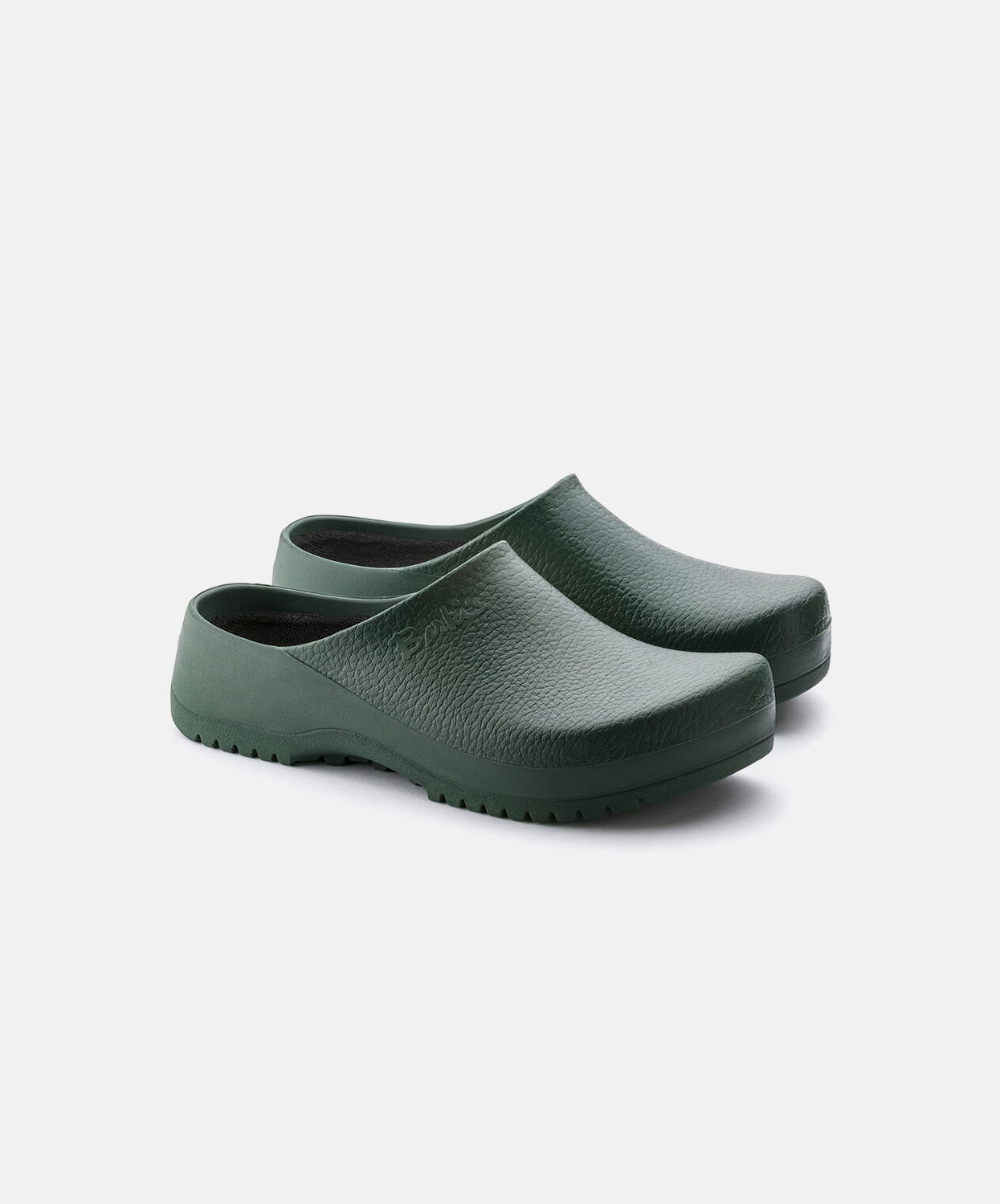 Birkenstock green clogs