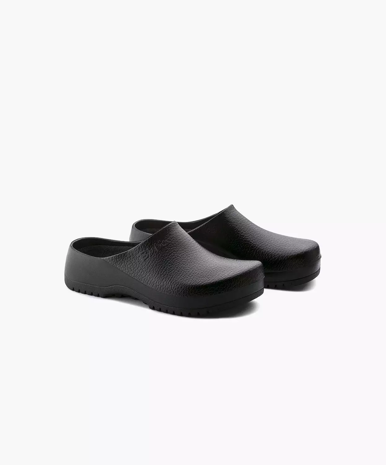 Birkenstock Super Birki PU Black Clogs can be rewritten as Black Birkenstock Super Birki Clogs for better Google SEO.