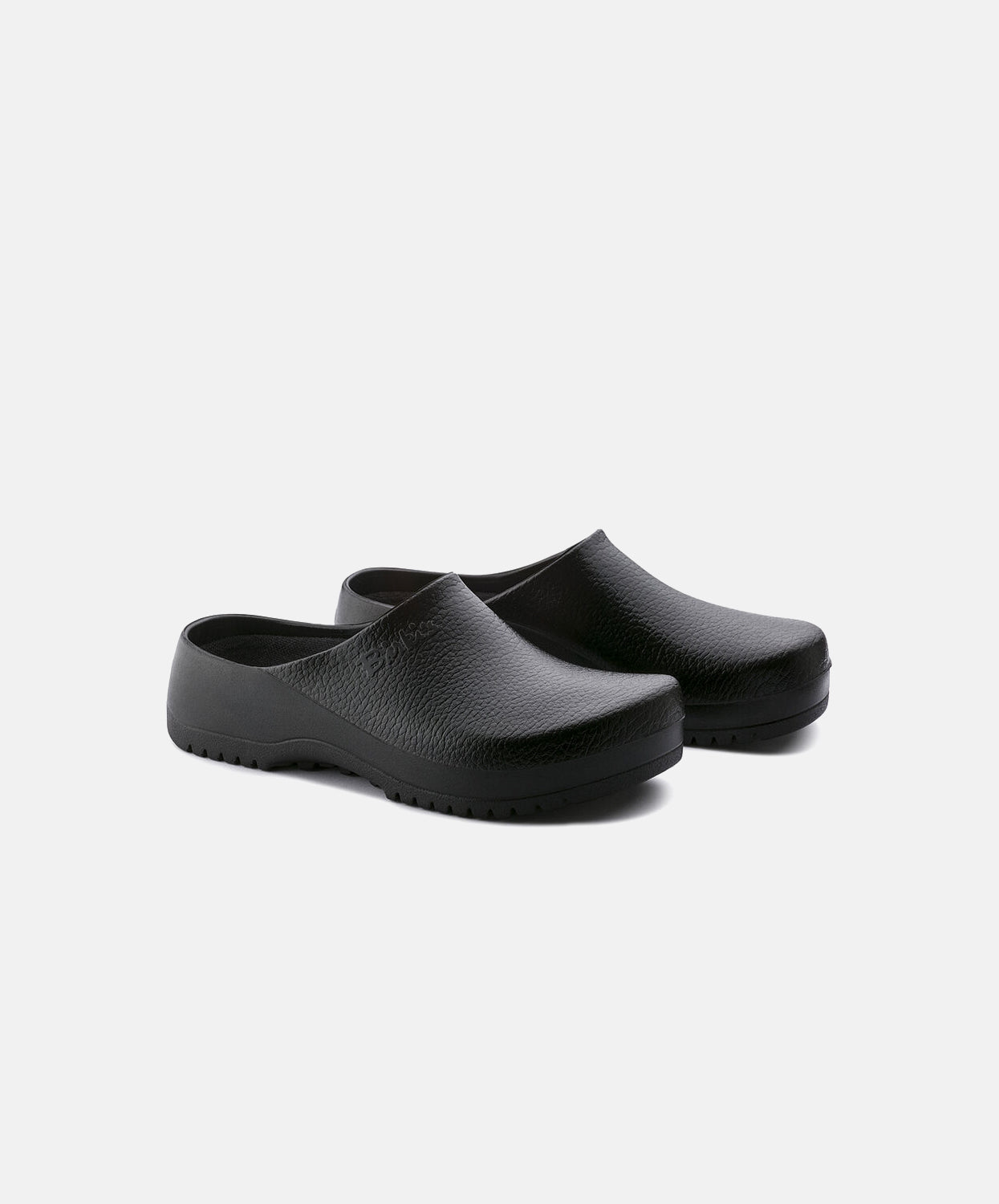 Birkenstock Super Birki PU Black Clogs