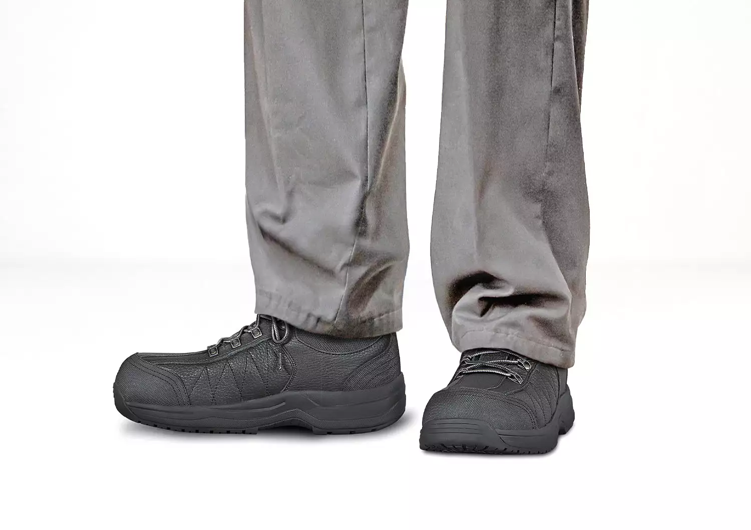 Black Dolomite Work Shoes