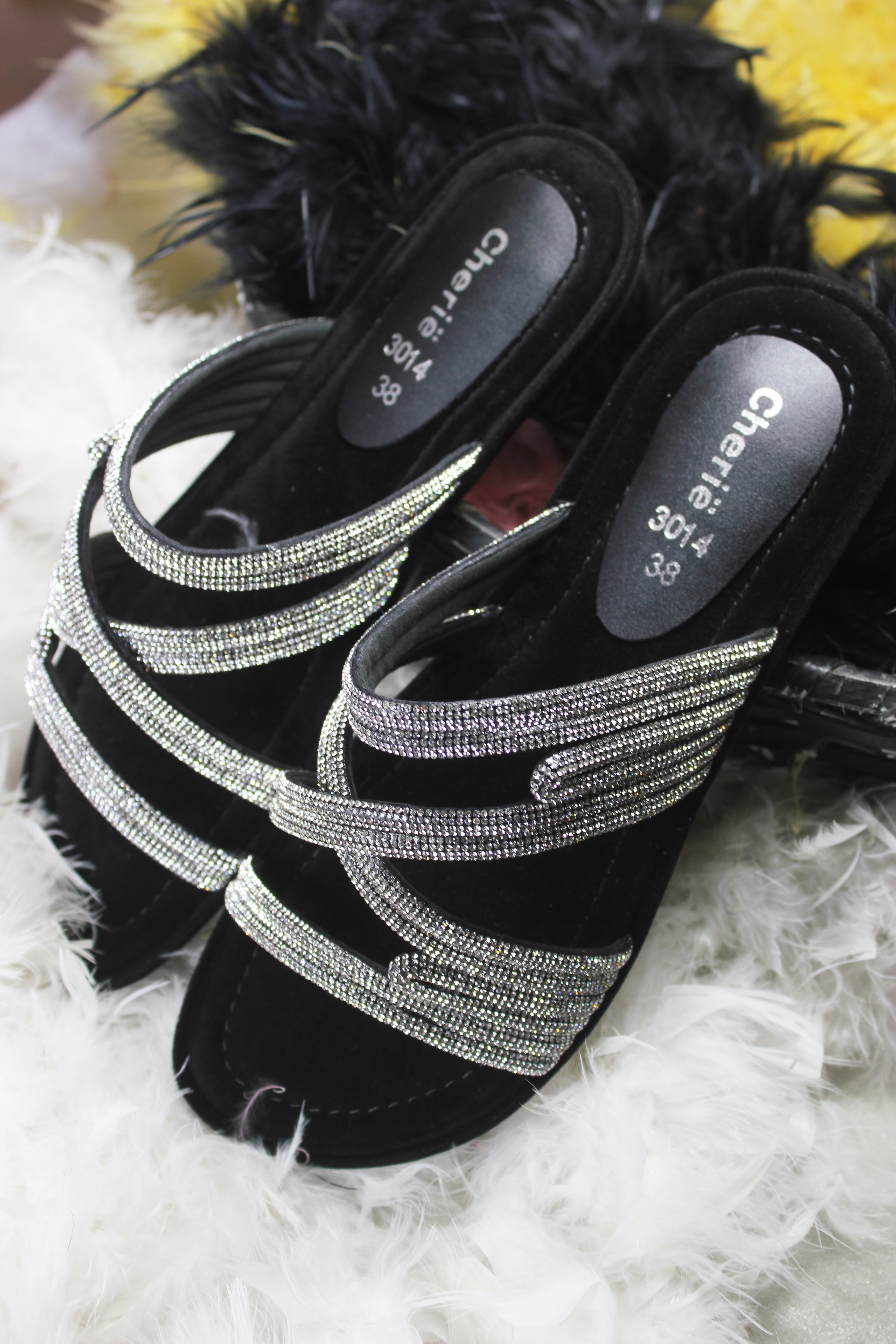 Black Elegant Slipper