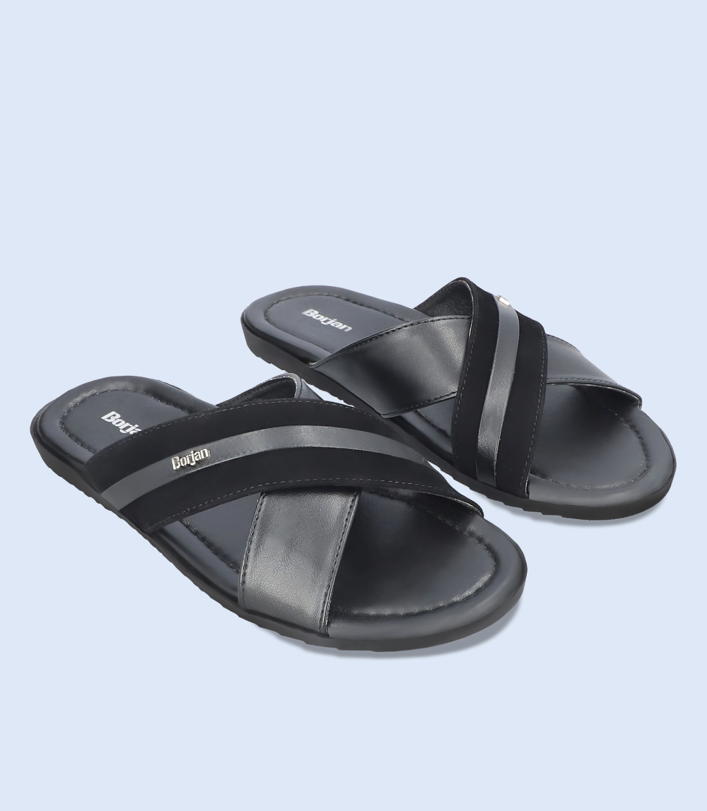 Black Men's Casual Slipper - BM5630