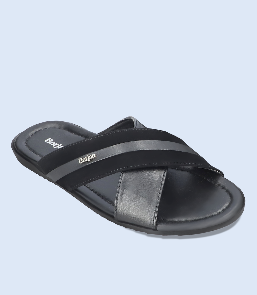 Black Men's Casual Slipper - BM5630