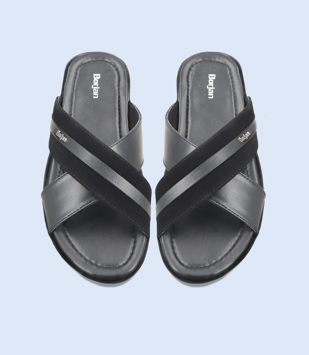 Black Men's Casual Slipper - BM5630