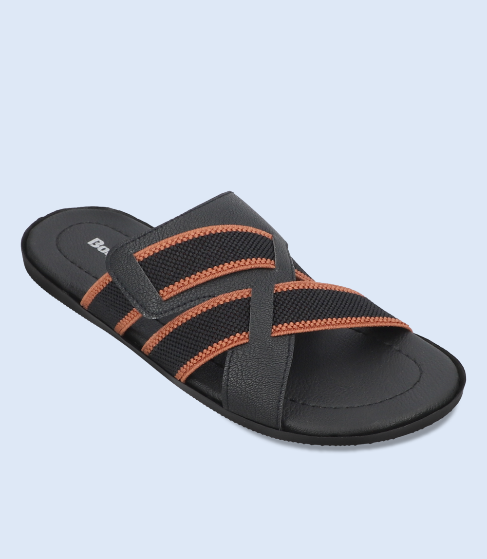 Black men's casual slipper