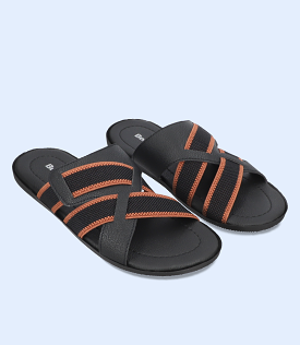 Black men's casual slipper