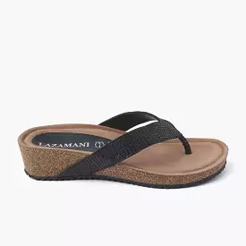 Black Women's Slippers 75.485