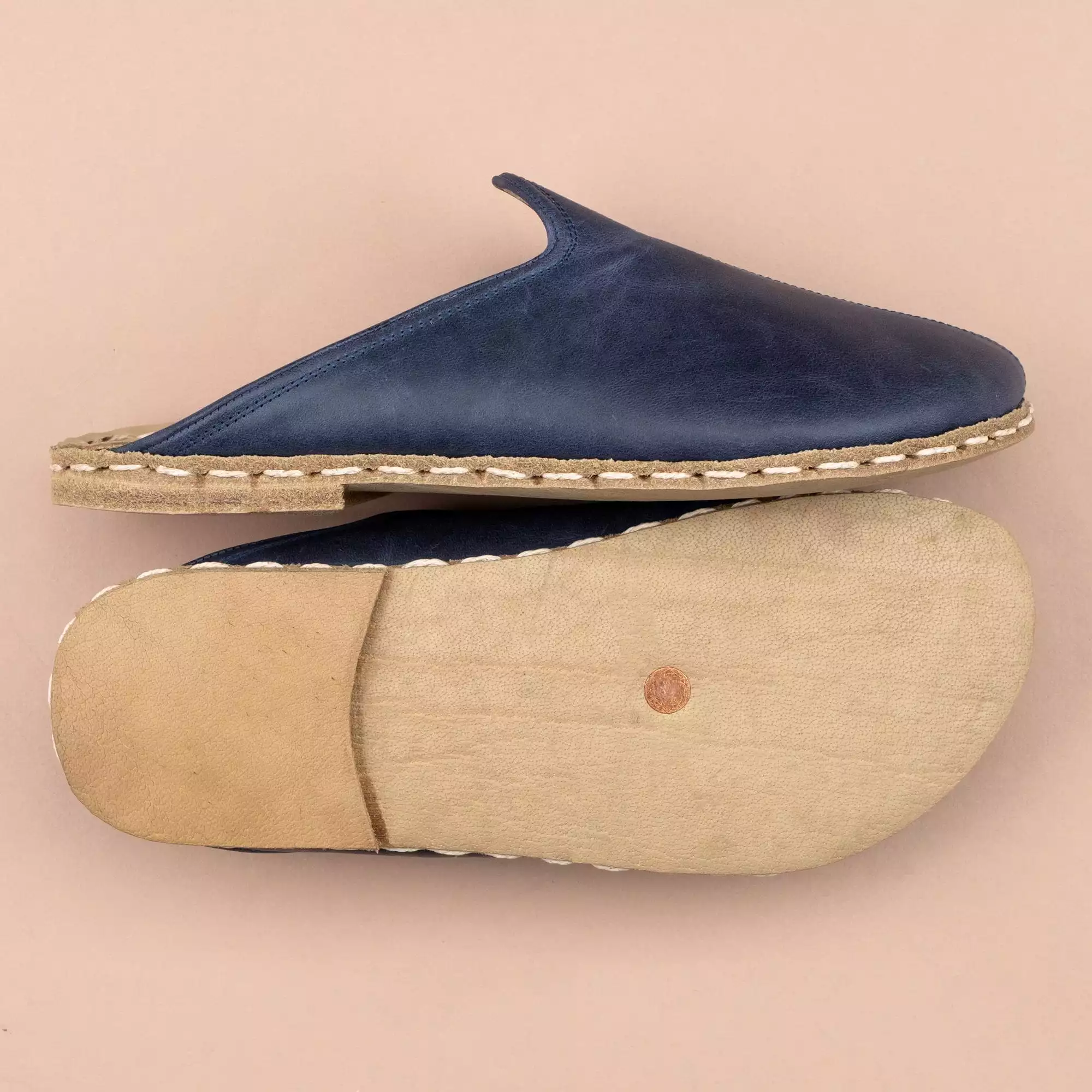 Blue Barefoot Men's Slippers