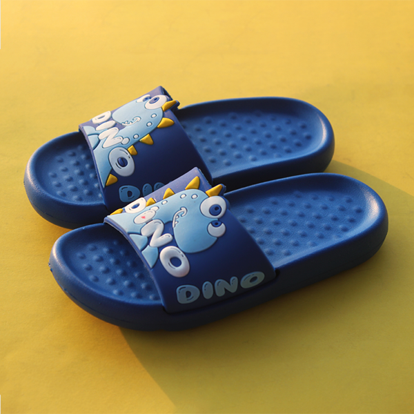 Blue Kids Cozy Soft Slippers