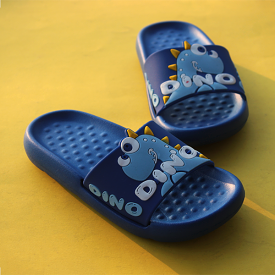 Blue kids slippers