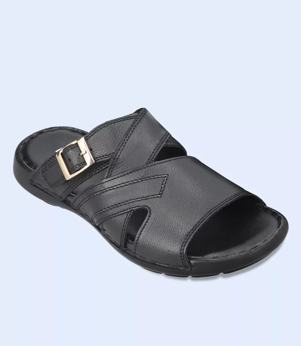 BM5485 BLACK Men's Slip-On Casual Slippers