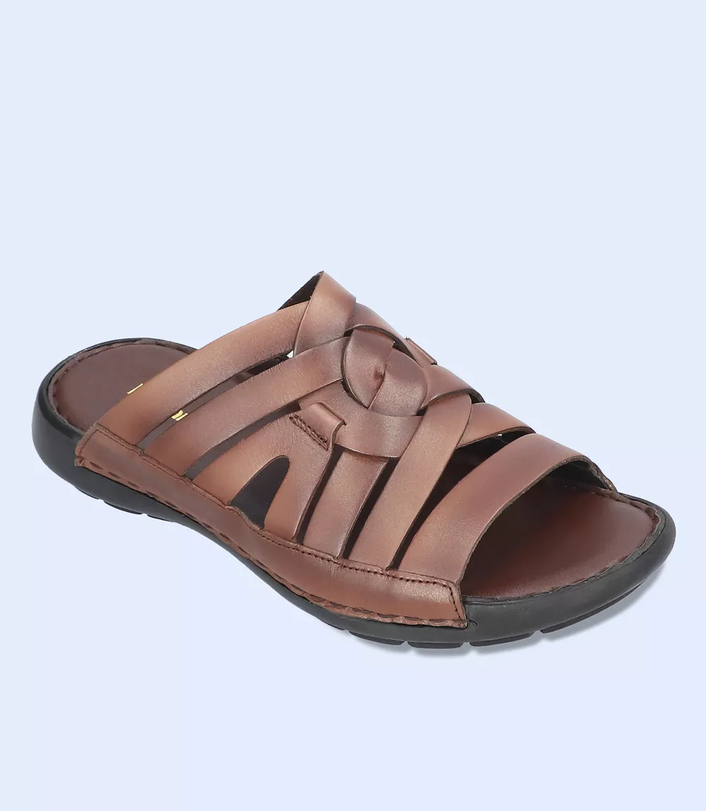 BM5488 Brown Men's Casual Slipper.