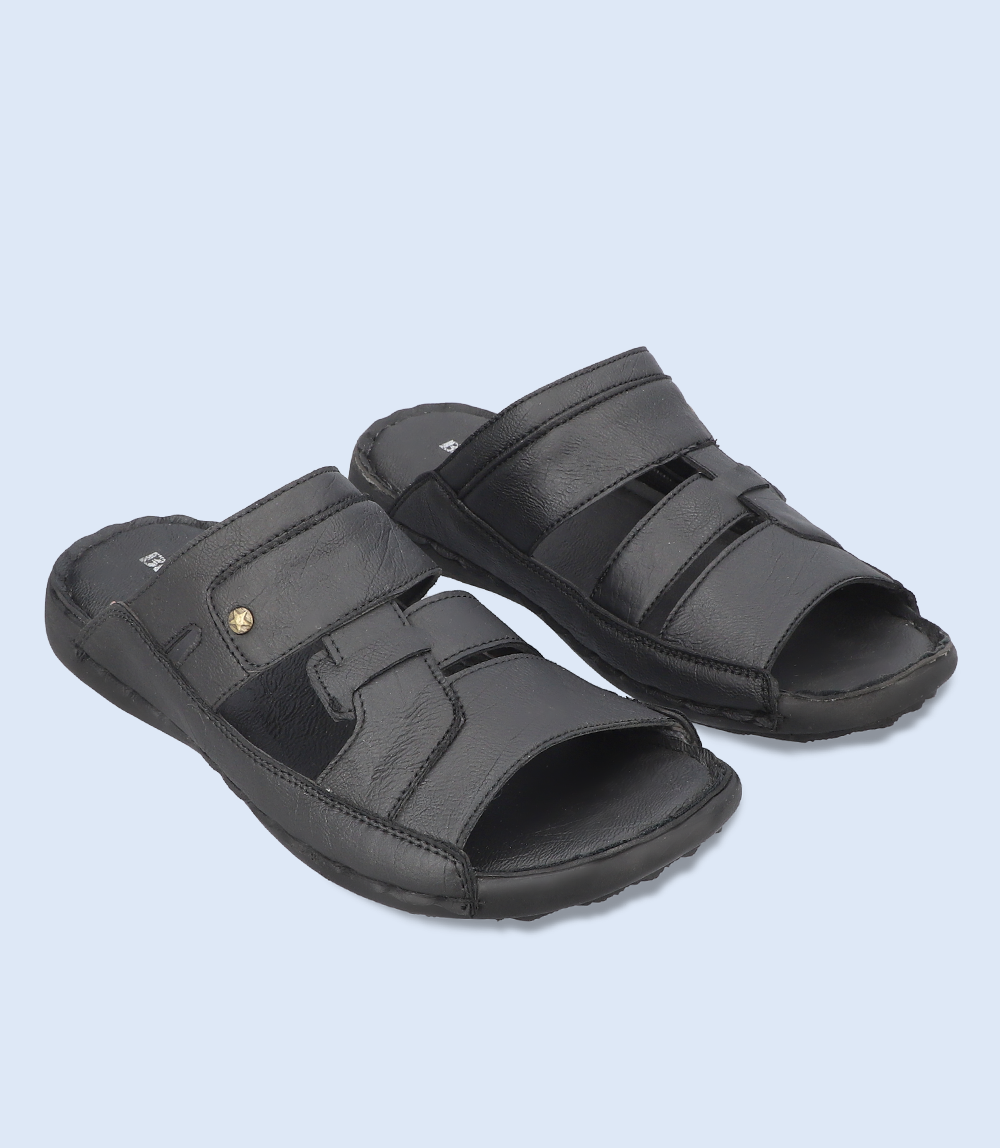 BM5496 Black Men's Casual Slipper