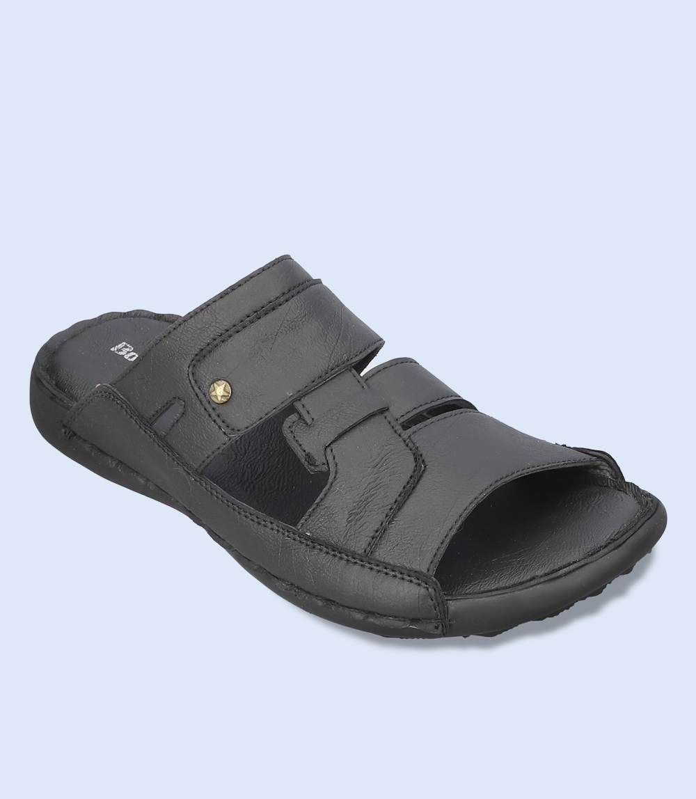 BM5496 Black Men's Casual Slipper