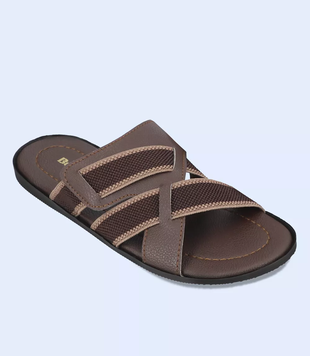 BM5541-ESPRSSO-Men Slip On Casual Slippers.