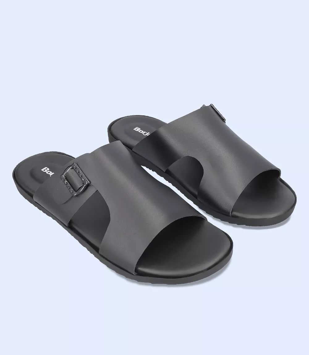 BM5619 Black Men Casual Slipper