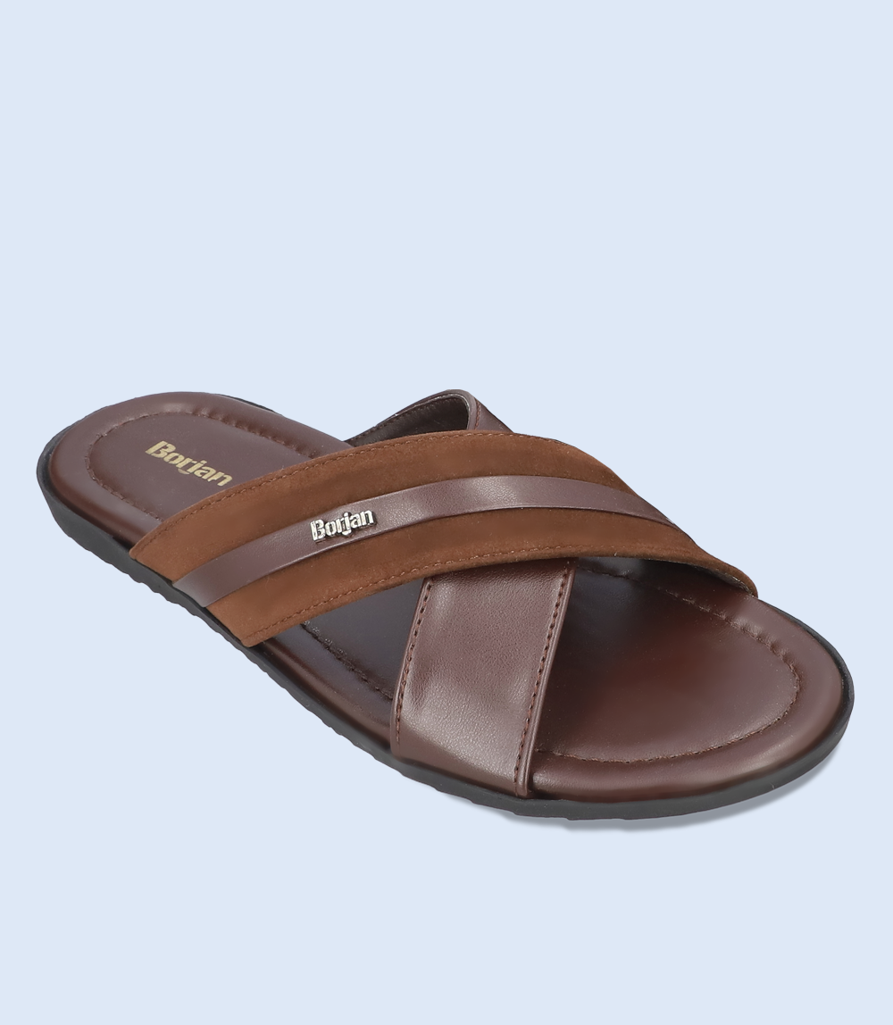 BM5630 Brown Men Slipper