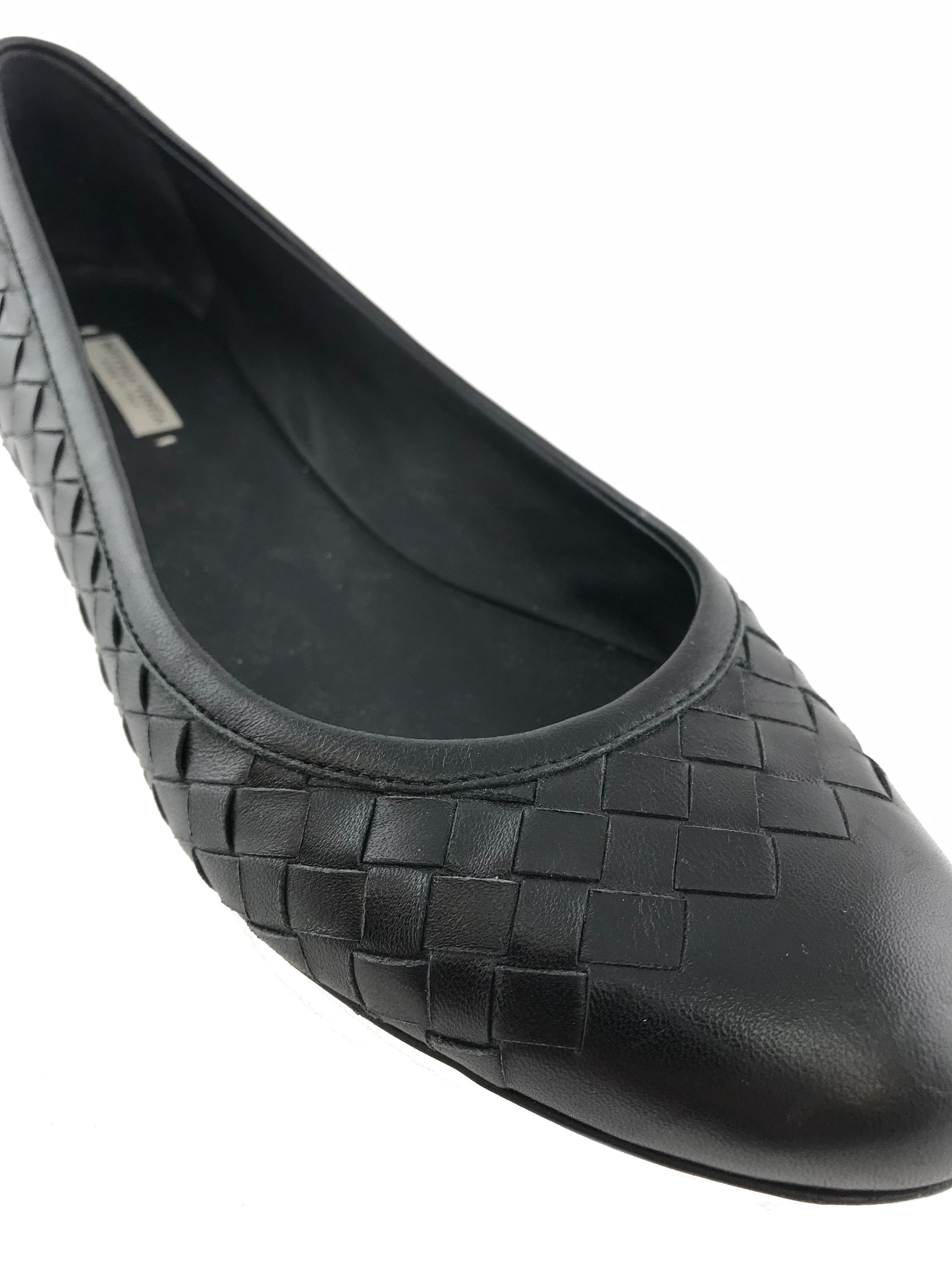 Bottega Veneta Nappa Peggy Ballerinas Size 7