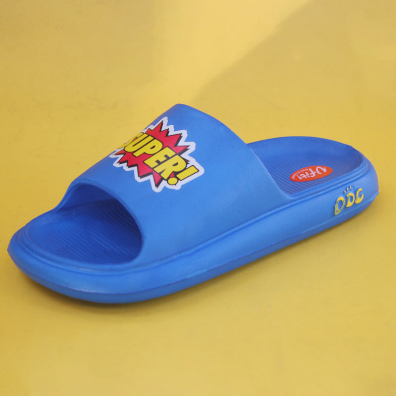 Boy's Blue Soft Slippers