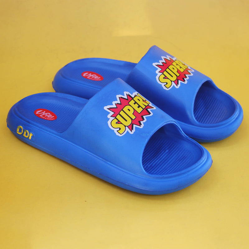 Boy's Blue Soft Slippers