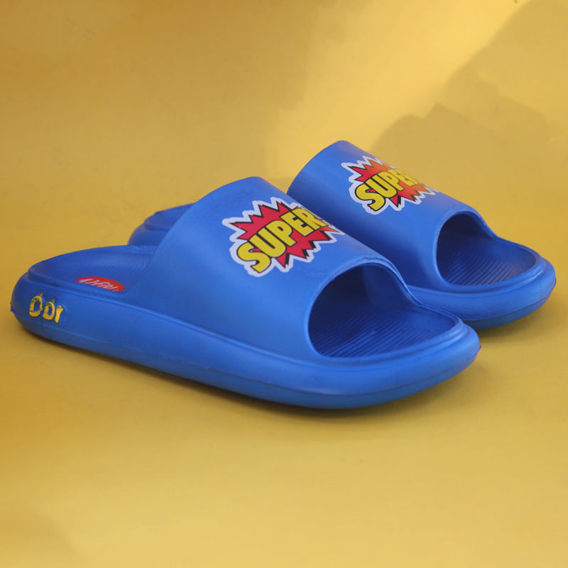 Boy's Blue Soft Slippers